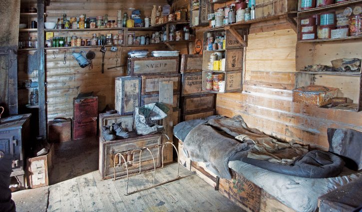 Heritage Expeditions: Shackleton's Hut interior