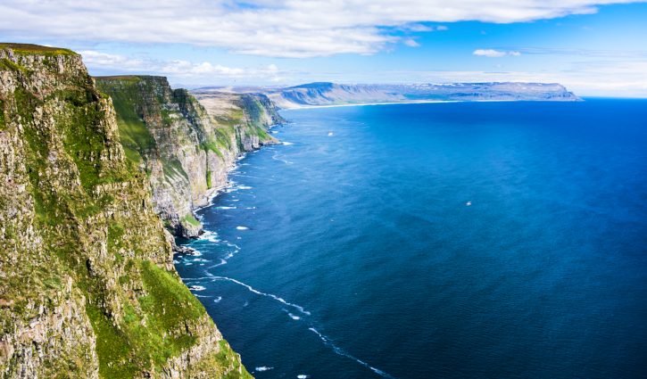 Latrabjarg cliffs, Europe's largest bird cliff